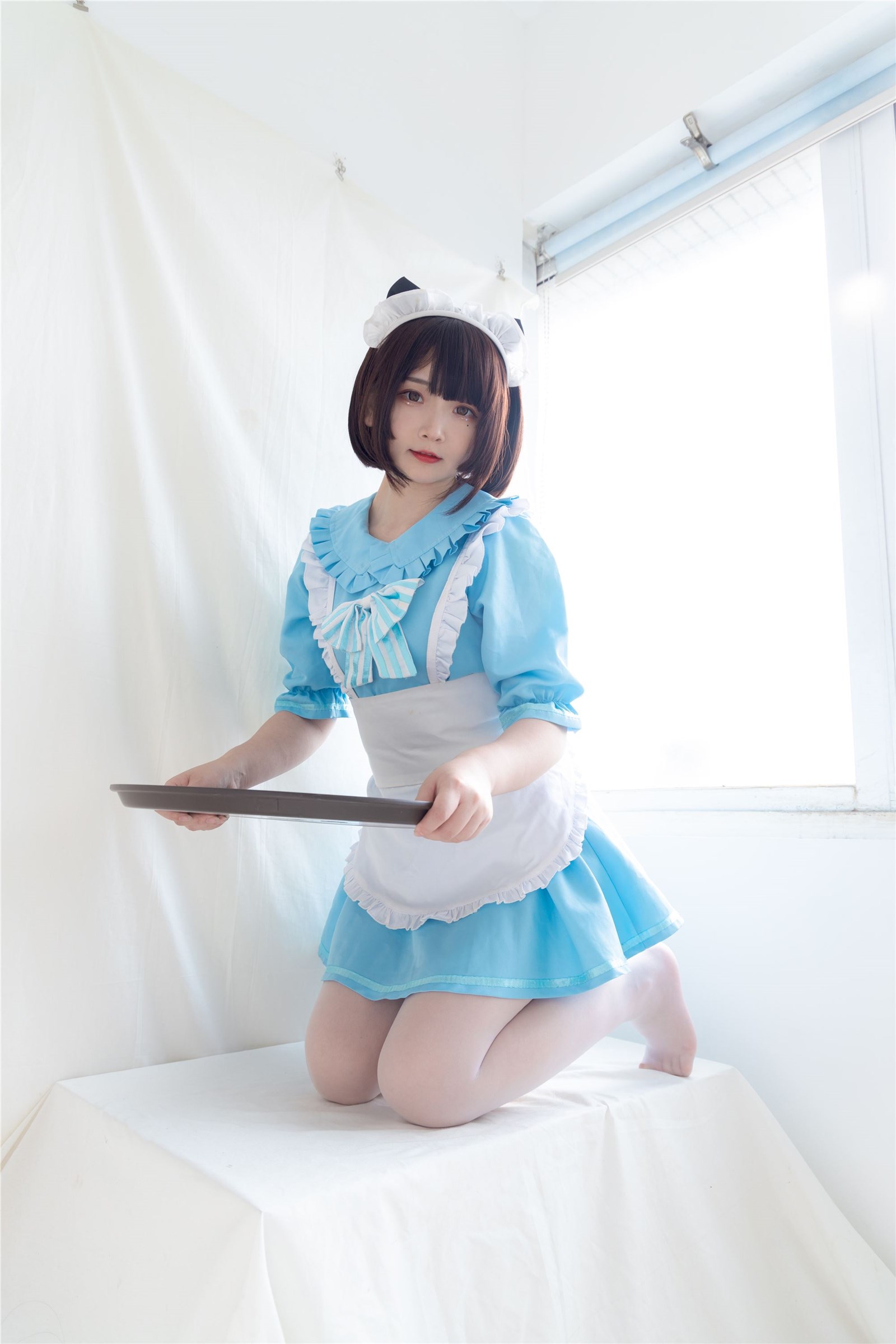 Guchuan No.060 blue kitten maid(32)